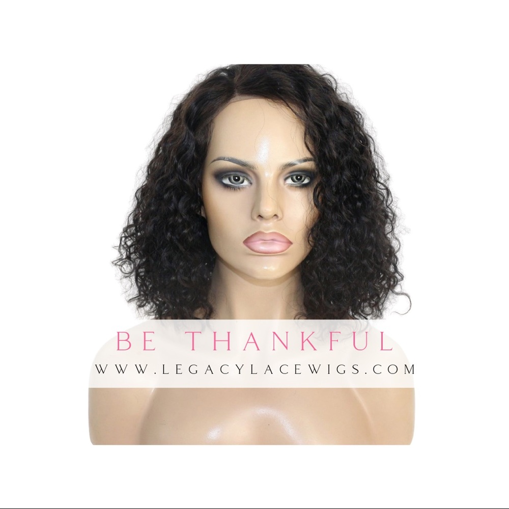 10” 180% lace front. www.legacylacewigs.com